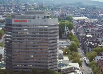 Aussenansicht MGB Hochhaus Limmatplatz